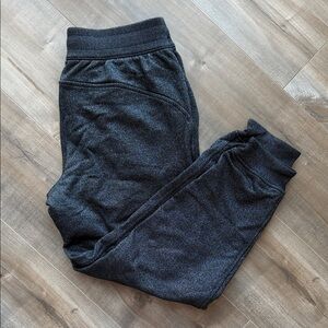 Metallic Black Jogger Pants